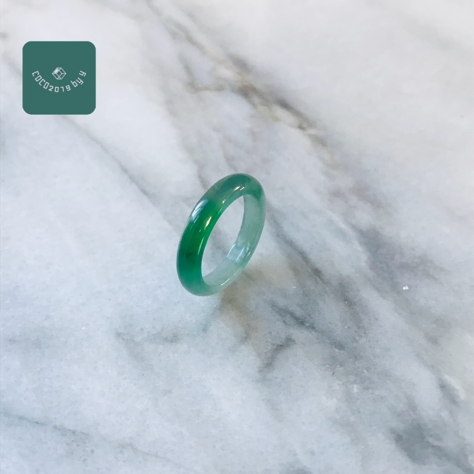 輪っか グアテマラ共和国産 翡翆 翡翆 jade  くりぬき輪っか 7号 指環 天然石 翡翆 ひすい 力強さ石ころ hisui 本翡翆 翡翆専門職店 付属品  宝飾品戒圈 成年者可愛らしい 緑