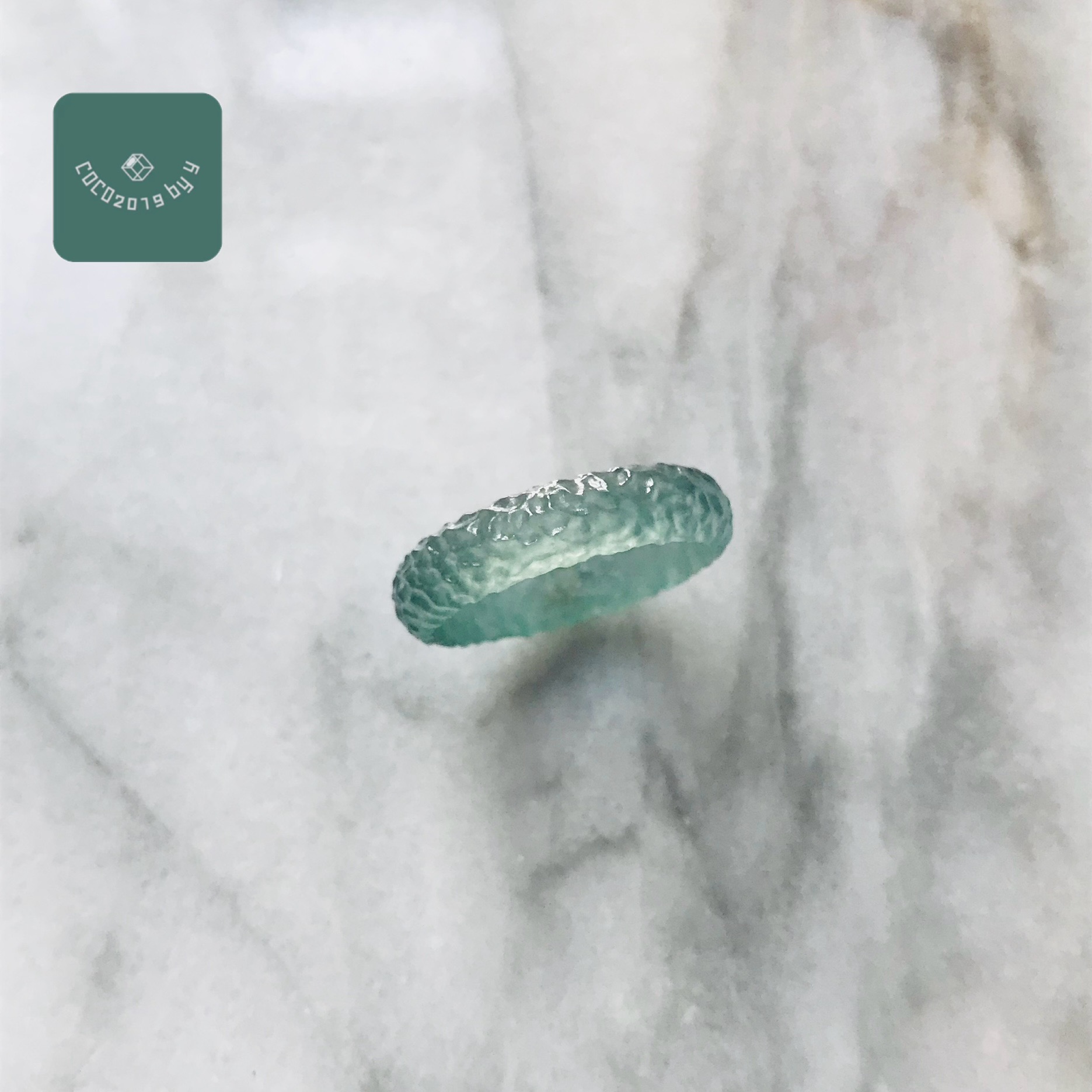 輪っか グアテマラ共和国産 翡翆 翡翆 jade  くりぬき輪っか 15.5号 指環 天然石 翡翆 ひすい 力強さ石ころ hisui 本翡翆 翡翆専門職店 付属品  宝飾品戒圈 成年者可愛らしい 緑 青