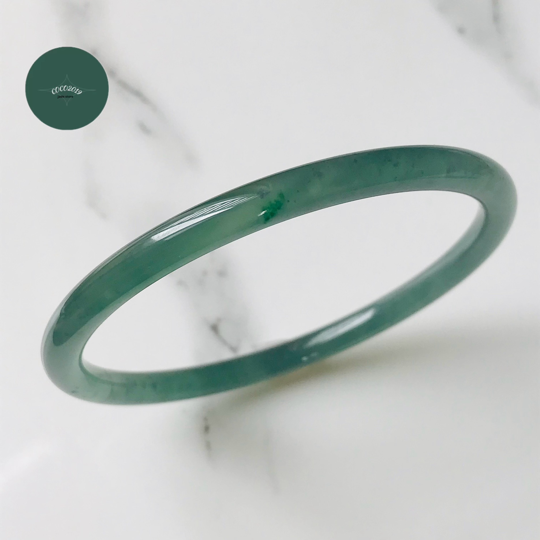 グアテマラ共和国産 翡翆 翡翆 jade バングル 腕輪 59.9粍 翡翆 ひすい 力強さ石ころ hisui 本翡翆 翡翆専門職店 付属品 宝飾品 手?