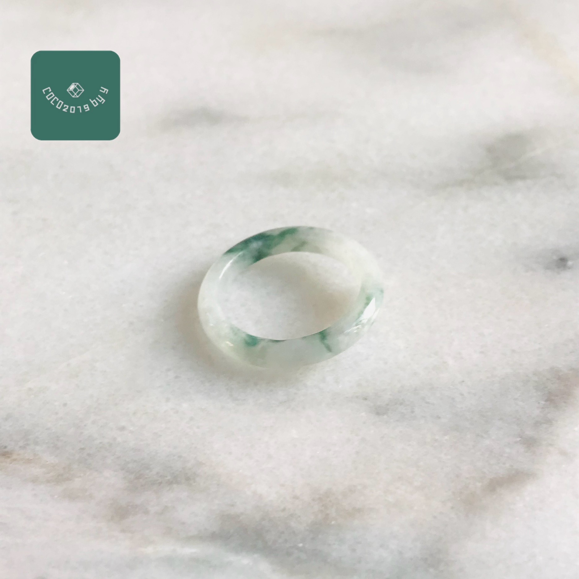 楽天市場】リング ミャンマー産 翡翠 ヒスイ jade くりぬきリング 15号