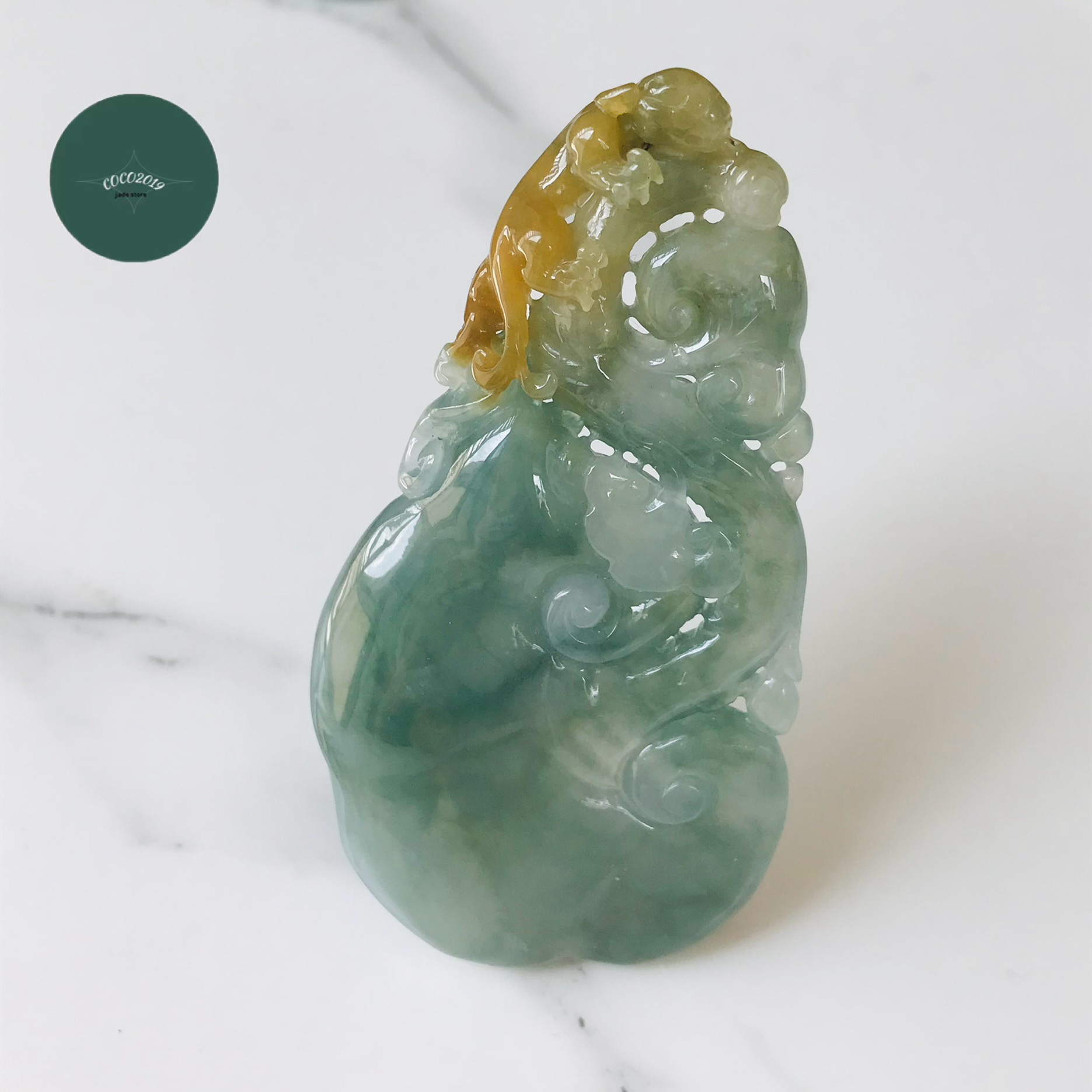 高品質 ミャンマー産 A貨 翡翠 貔貅 ペア ヒキュウ ネックレス 置物 高品質 ミャンマー産 A貨 翡翠 貔貅 ペア ヒキュウ ネックレス 置物