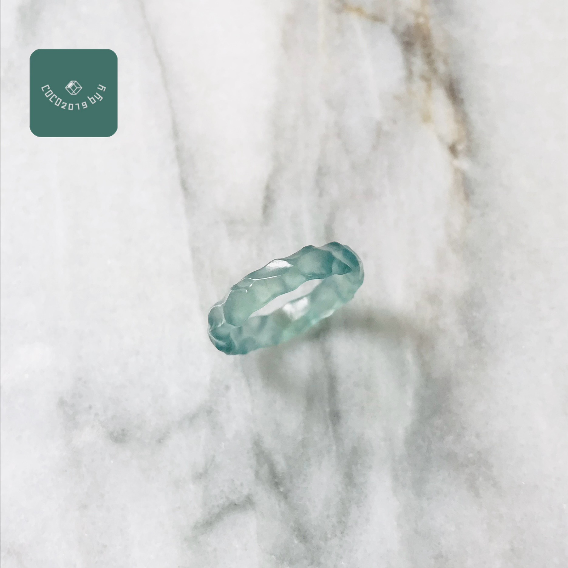 輪っか グアテマラ共和国産 翡翆 翡翆 jade  くりぬき輪っか 9号 指環 天然石 翡翆 ひすい 力強さ石ころ hisui 本翡翆 翡翆専門職店 付属品  宝飾品戒圈 成年者可愛らしい 緑 青
