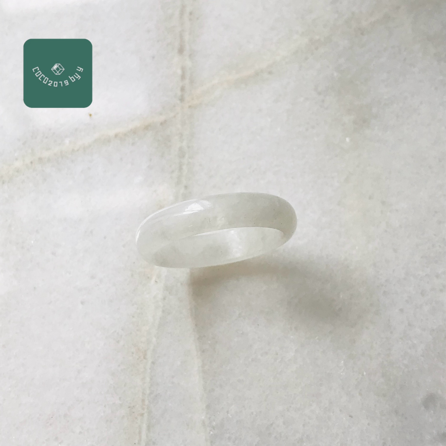 輪っか ビルマ産 翡翆 翡翆 jade  くりぬき輪っか 19号 指環 指環 天然石 翡翆 ひすい 力強さ石ころ hisui 本翡翆 翡翆専門職店 付属品  宝飾品戒圈 成年者可愛らしい 白