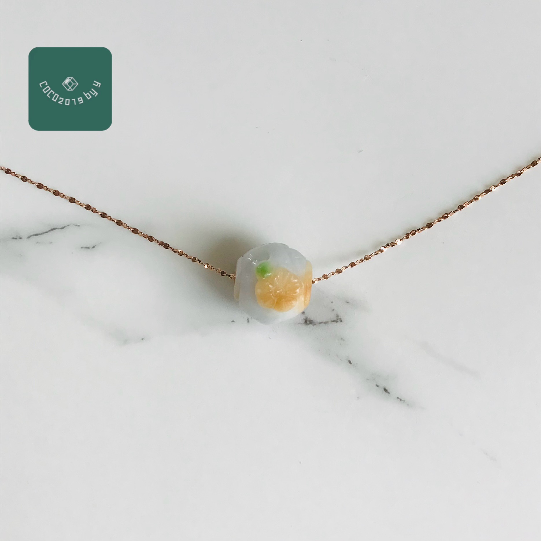 楽天市場】本翡翠 sv925 ペンダントトップ ネックレス 5月誕生石