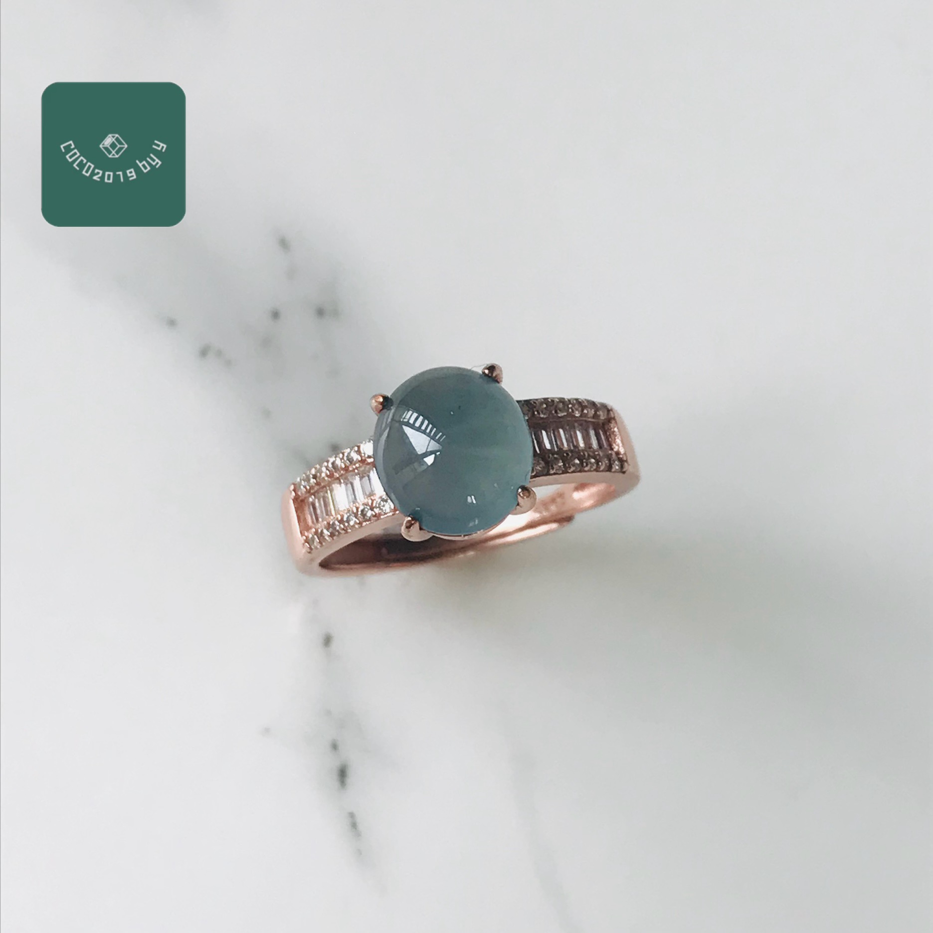 グアテマラ共和国産 翡翆 翡翆 jade 輪っか 指環 天然石 一点物 sv925 無償性大きさ  ひすい 力強さ石ころ hisui 本翡翆  成年者可愛らしい 戒圈 青