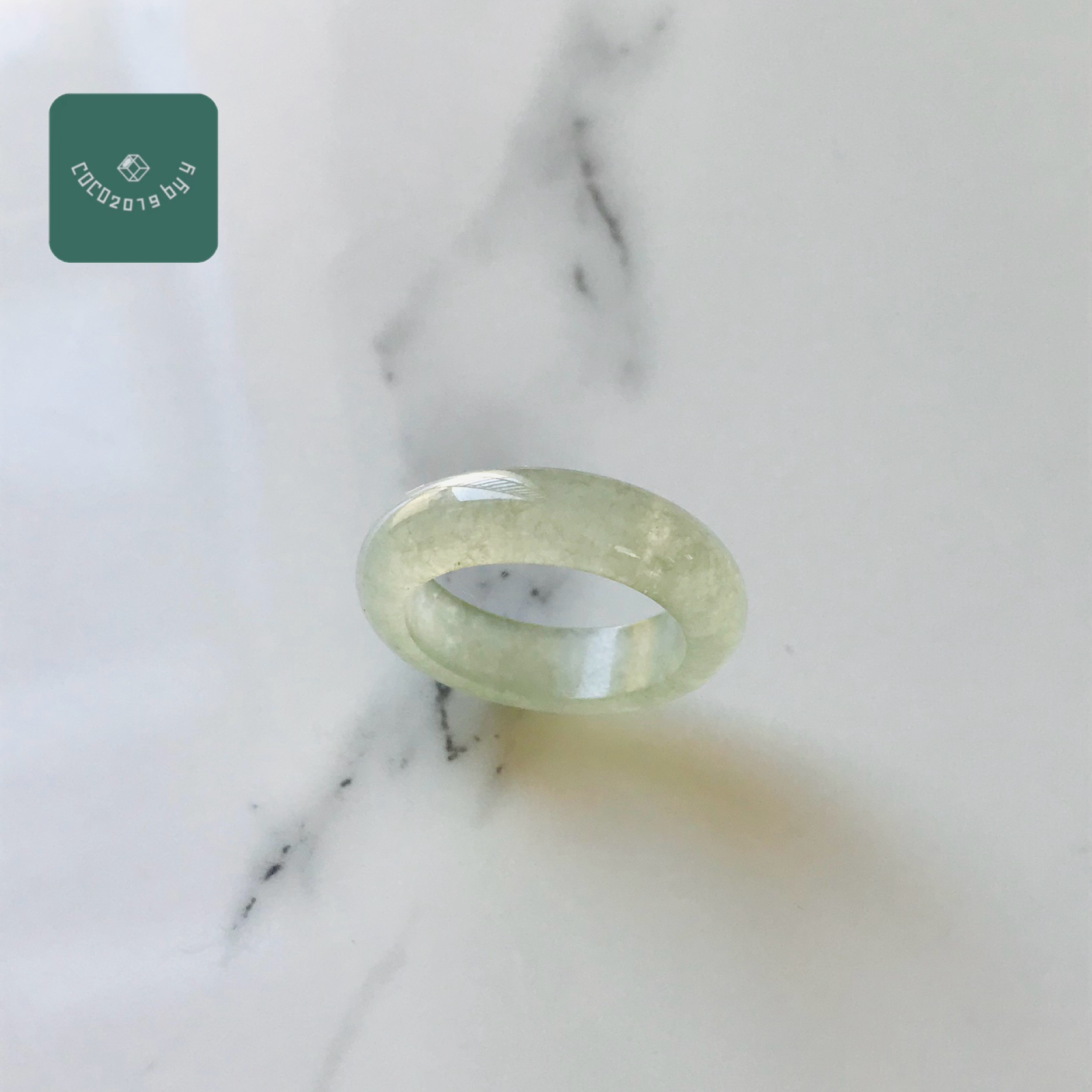 輪っか ビルマ産 翡翆 翡翆 jade  くりぬき輪っか 15号 指環 指環 天然石 翡翆 ひすい 力強さ石ころ hisui 本翡翆 翡翆専門職店 付属品  宝飾品戒圈 成年者可愛らしい 緑