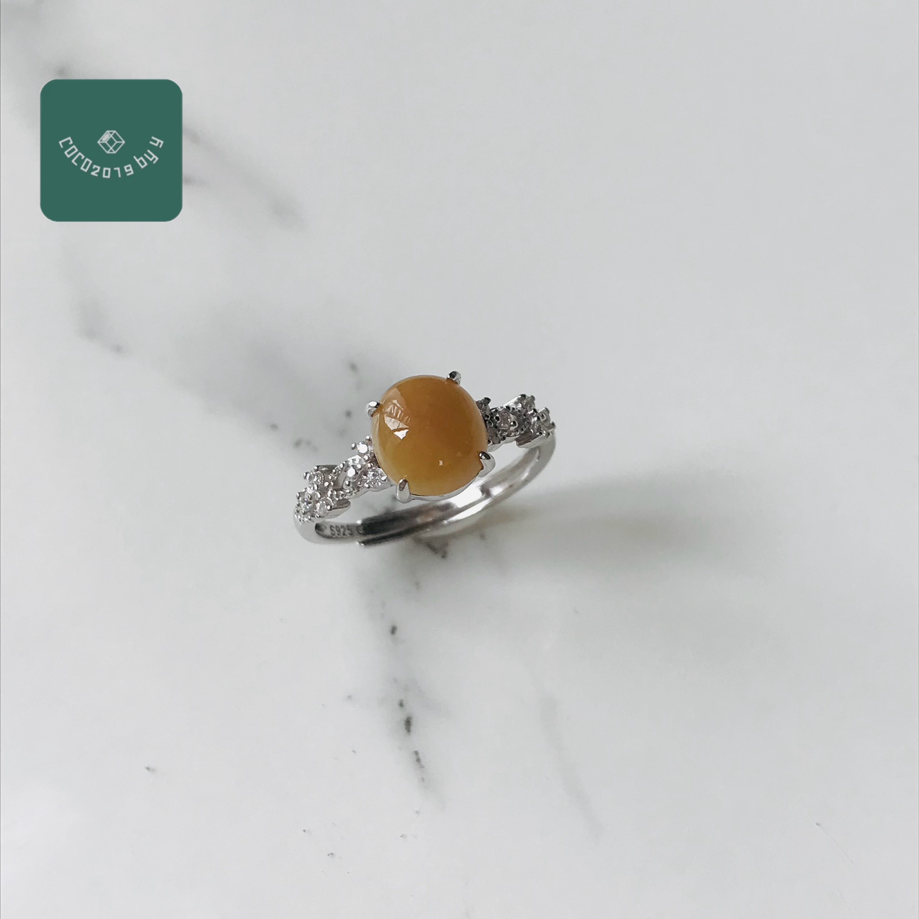 ビルマ産 翡翆 翡翆 jade 輪っか 指環 天然石 一点物 sv925 無償性  ひすい 力強さ石ころ hisui 本翡翆  成年者可愛らしい 黄