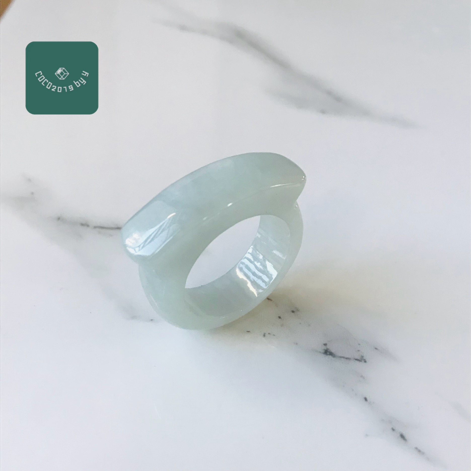 ビルマ産 翡翆 翡翆 jade  くりぬき 輪っか 指環 天然石 一点物 19号 翡翆 ひすい 力強さ石ころ hisui 本翡翆 黄翡 成年者可愛らしい 戒圈