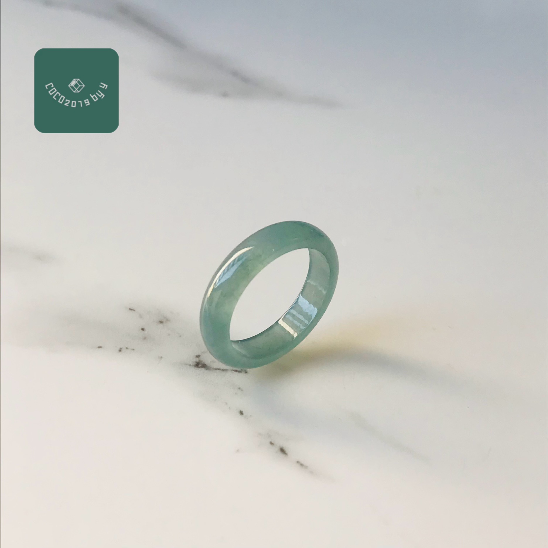 輪っか グアテマラ共和国産 翡翆 翡翆 jade  くりぬき輪っか 7号 指環 天然石 翡翆 ひすい 力強さ石ころ hisui 本翡翆 翡翆専門職店 付属品  宝飾品戒圈 成年者可愛らしい