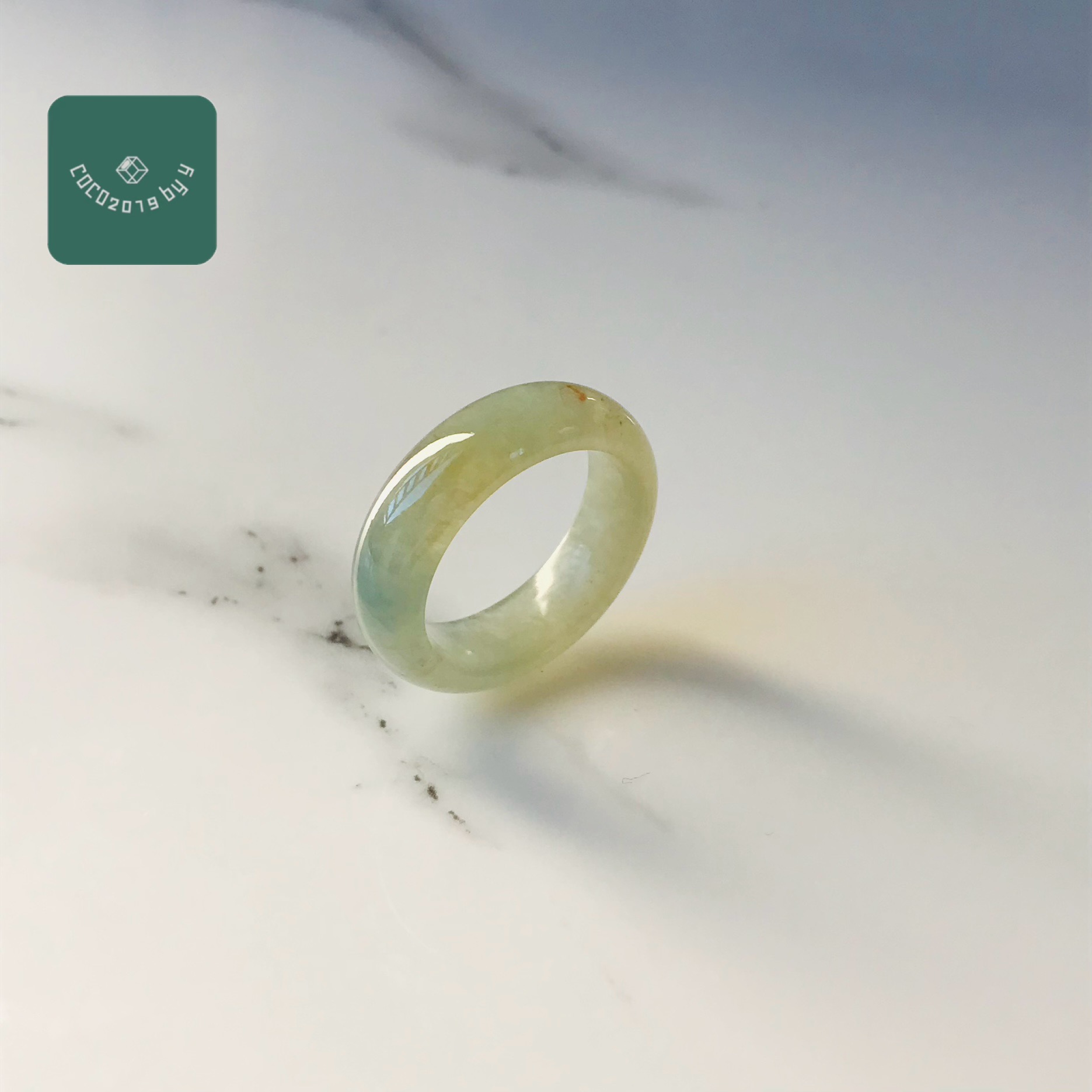 ビルマ産 翡翆 翡翆 jade  くりぬき 輪っか 天然石 一点物 12号 翡翆 ひすい 力強さ石ころ hisui 本翡翆   成年者可愛らしい 指環 戒圈