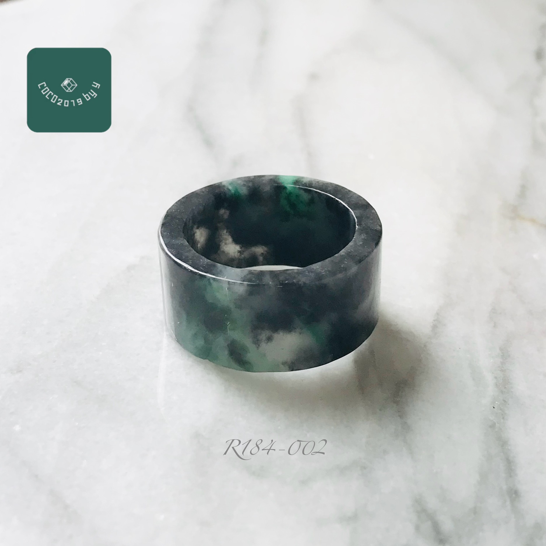 輪っか ビルマ産 翡翆 翡翆 jade  くりぬき輪っか 23号 指環 天然石 翡翆 ひすい 力強さ石ころ hisui 本翡翆 翡翆専門職店 付属品  宝飾品戒圈 成年者可愛らしい 緑