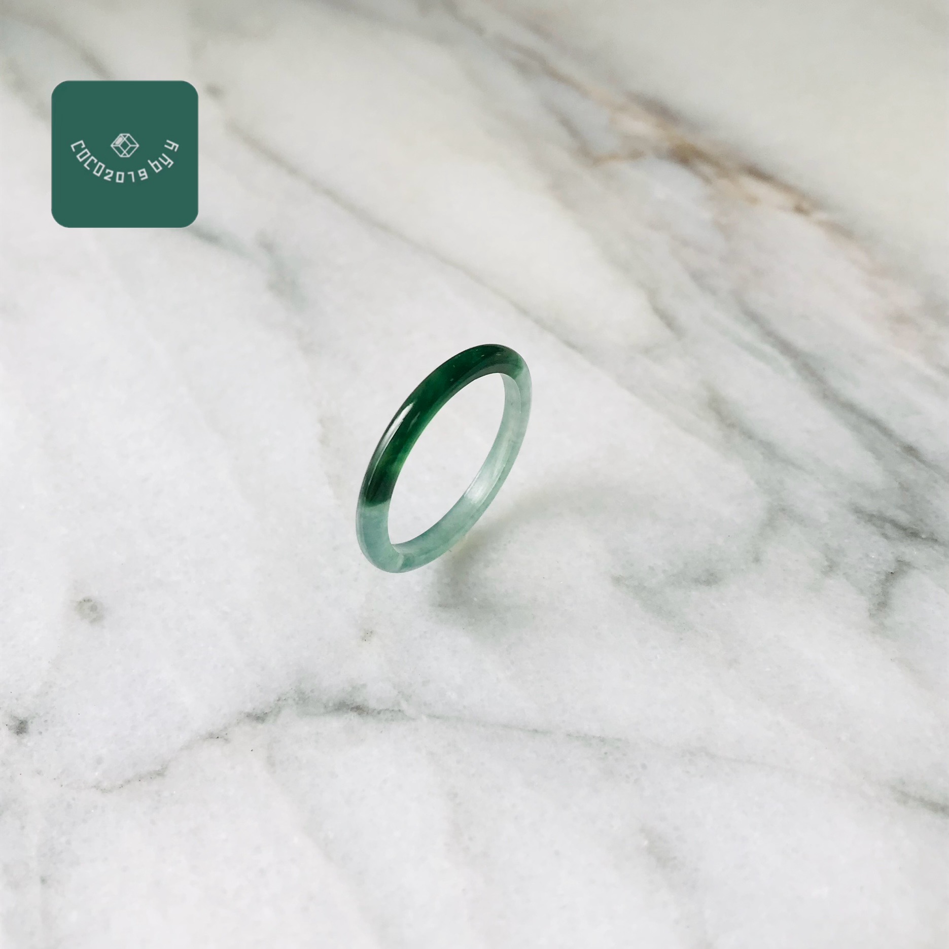 輪っか グアテマラ共和国産 翡翆 翡翆 jade  くりぬき輪っか 指環 天然石 翡翆 ひすい 力強さ石ころ hisui 本翡翆 翡翆専門職店 付属品  宝飾品戒圈 成年者可愛らしい 青緑 緑 16号