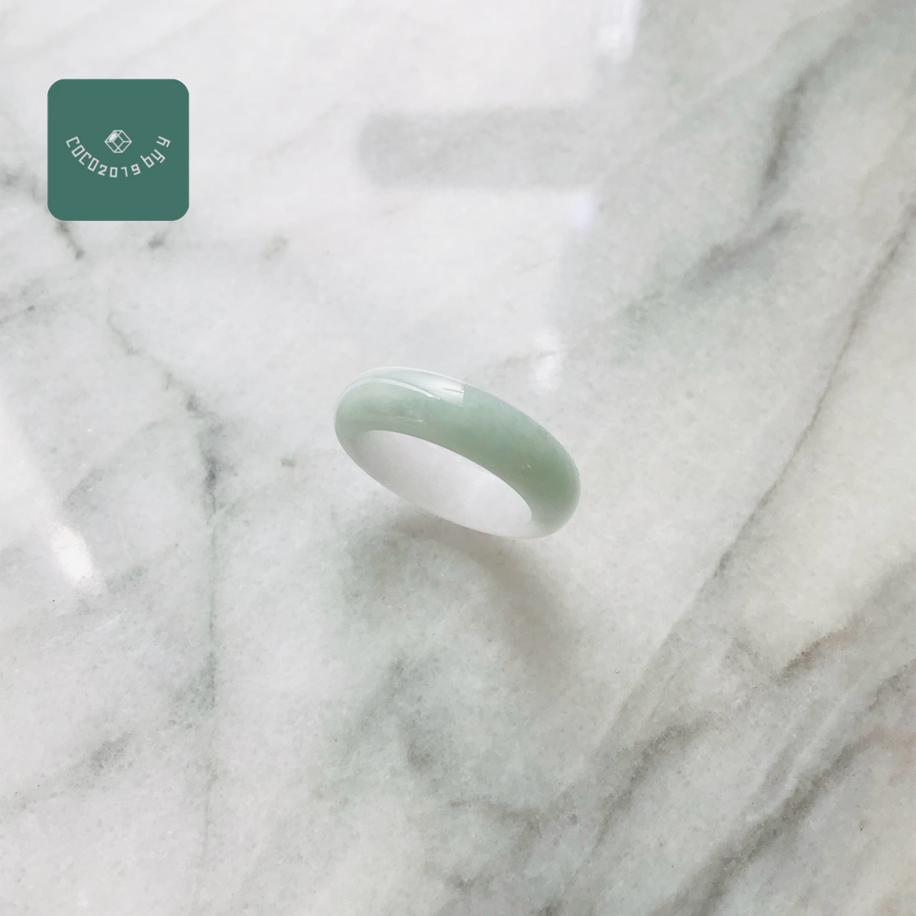 輪っか ビルマ産 翡翆 翡翆 jade  くりぬき輪っか 11号 指環 天然石 翡翆 ひすい 力強さ石ころ hisui 本翡翆 翡翆専門職店 付属品  宝飾品戒圈 成年者可愛らしい 緑 白