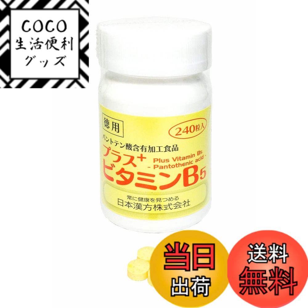 【送料無料】日本漢方 プラスビタミンB5 徳用 240粒入 サイズ：240個 (x 1)