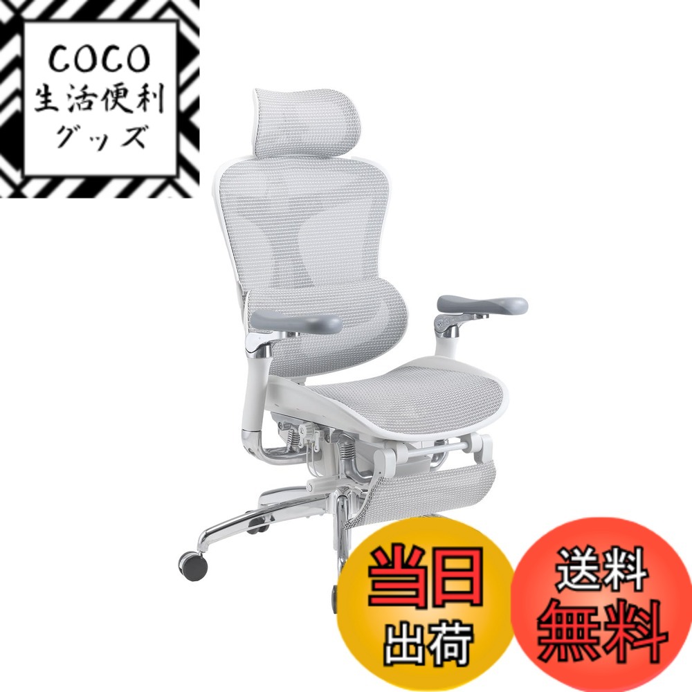 【送料無料】SIHOO Doro C300 オフィスチェア 椅子 デスクチェ 人間工学 チェア 色:グレー、サイズ:C500-JT