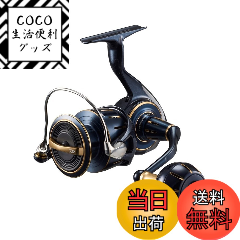 【送料無料】ダイワ(DAIWA) スピニングリール 23ソルティガ 4000/5000/6000 各種 色：ネイビー、サイズ：5000-P