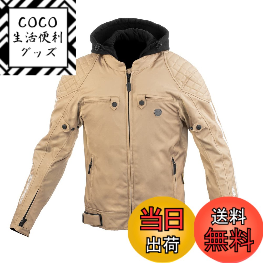 【送料無料】[Komine] バイク用ジャケット COAT 色：ベージュ、サイズ：S 20,883円