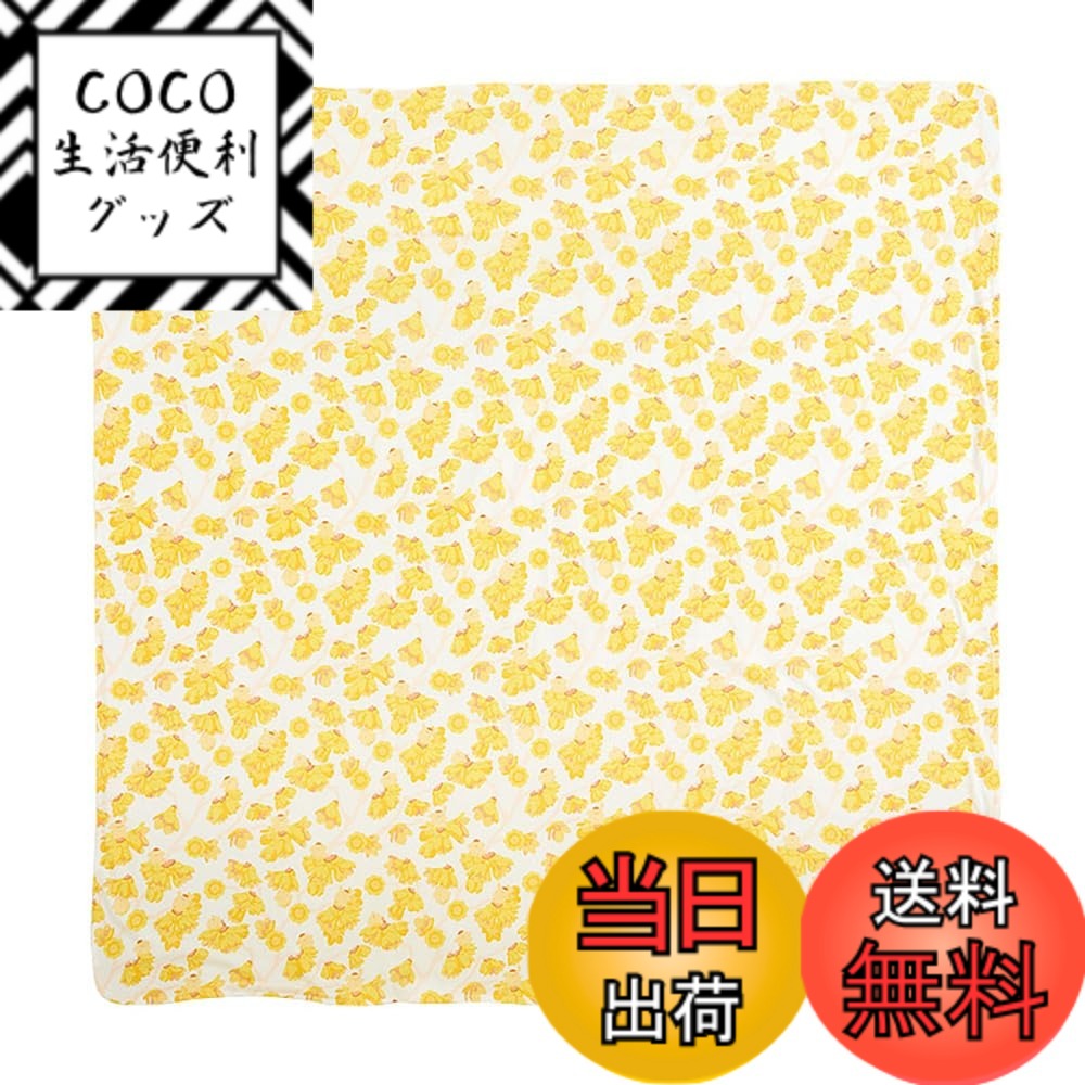 【送料無料】サンリオ おくるみブランケット 色：カラー、サイズ：90x90x1cm
