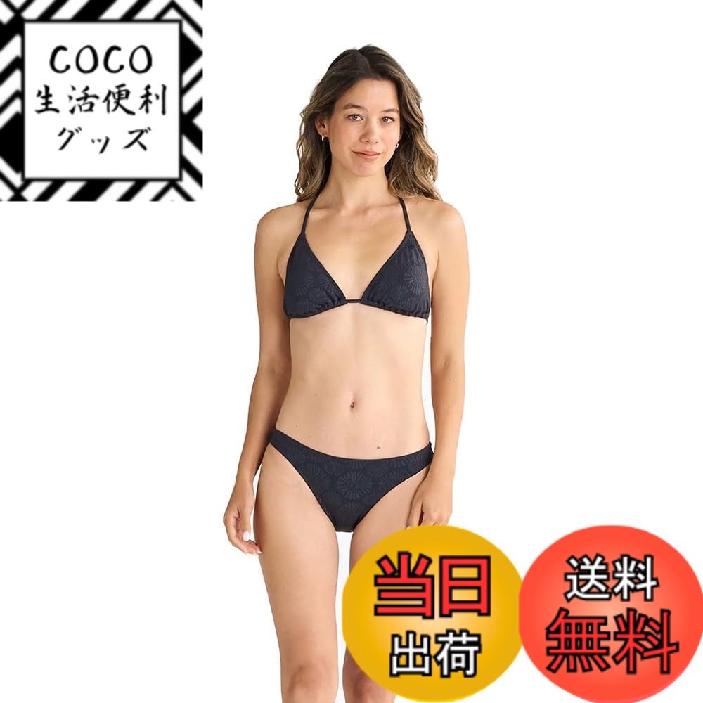 【送料無料】[ロキシー] ビキニ JILL EMBOSSED レディース 色：ブラック、サイズ：M