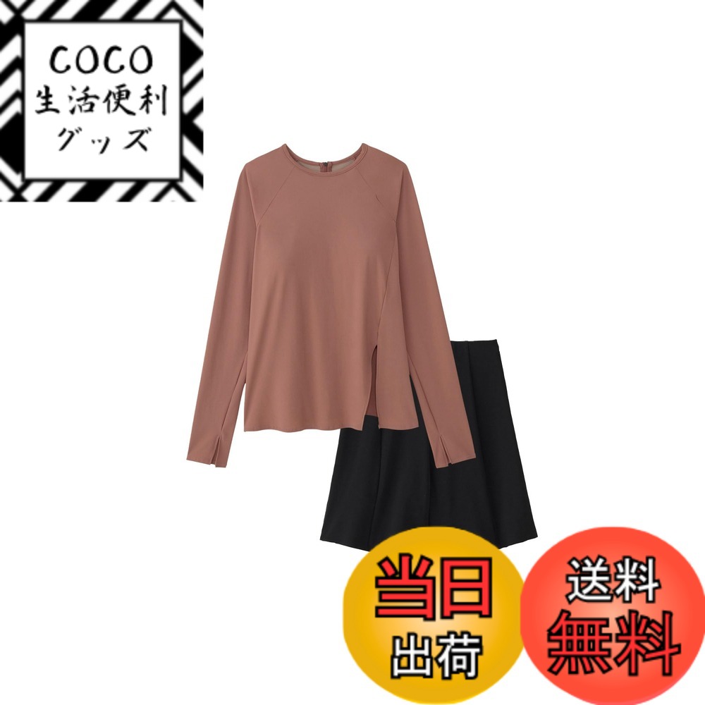 【送料無料】Speedo(スピード) 【水陸両用】レディース L/S Separates ロングスリーブセパレーツ レディース セパレート SFW22430 UVカット機能 ストレッチ レジャー ヨガ 色：アーモンド、サイズ：S