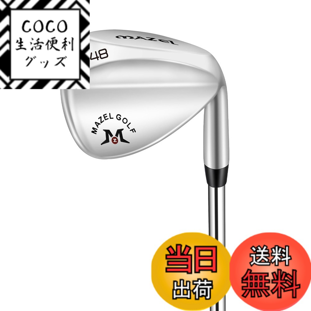 【送料無料】MAZEL (マゼル) FORGED 鍛造ゴルフサンドウェッジ メンズ 右利き ロフト角:48度、50度、52度、54度、56度、58度、60度 ワイドソールウェッジ 色:選択できる