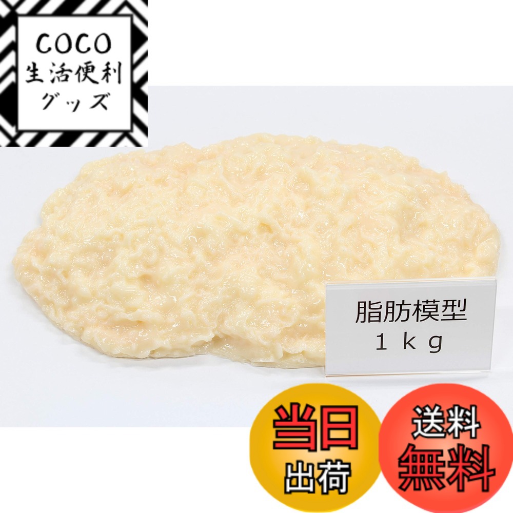 【送料無料】脂肪サンプル 脂肪模型 食品サンプル 実物重量 ダイエット トレーニング フードモデル 色：1kg、サイズ：1キログラム (x 1)