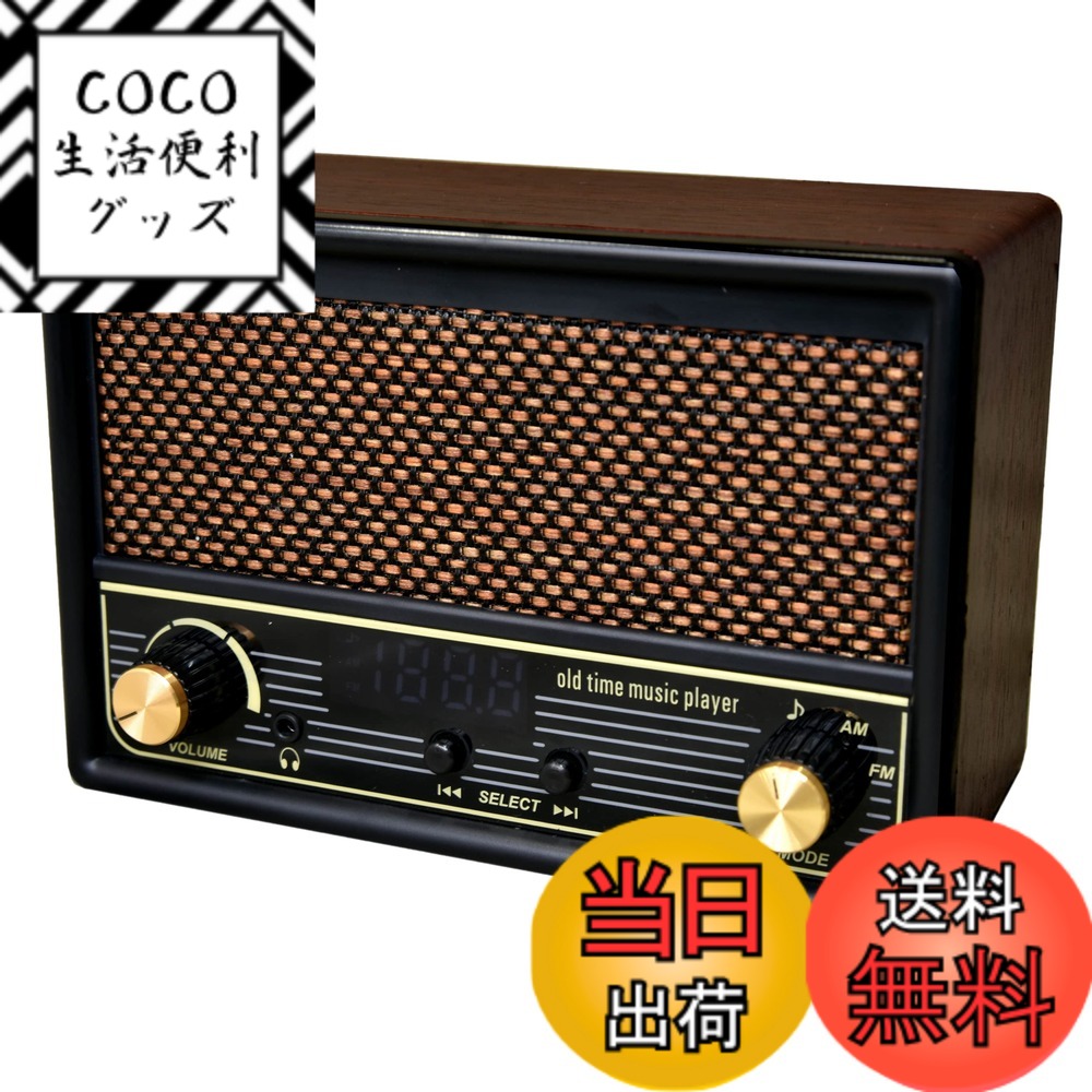 【送料無料】FESCO 唱歌ラヂオ DX100 AM/FMラジオ付き音楽プレイヤー SRDX-001 色：RM