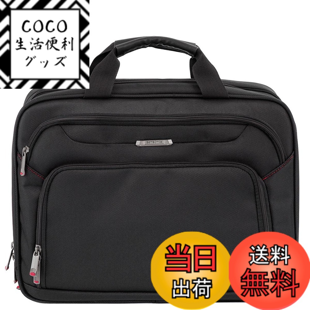 【送料無料】[サムソナイト] ビジネスバッグ 89433-1041 XENON3.0 Two-Gusset Toploader メンズ BLACK ブラック [並行輸入品] 色：ブラック、サイズ：W42cmxH32cmxD12cm