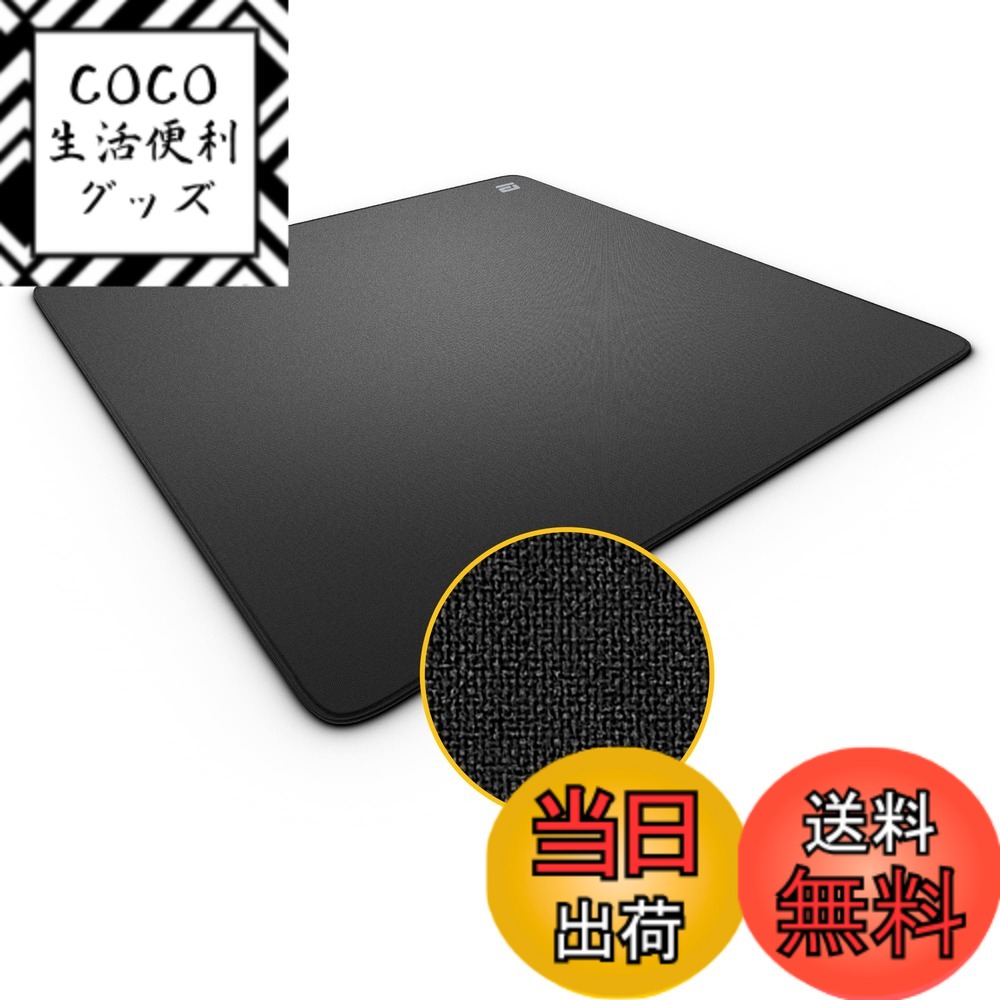 【送料無料】ENDGAME GEAR EM-C Poron ゲーミングマウスパッド 色:ブラック、サイズ:500x500mm