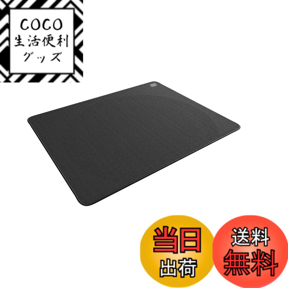 【送料無料】Endgame Gear マウスパッド EM-B Plus 500x500mm 裏面 PORON 素材 外周 ステッチ加工 ブラック EM-B PLUS 色:ブラック、サイズ:490x410mm