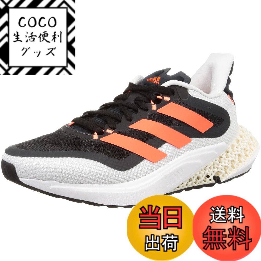 【送料無料】[アディダス] ランニングシューズ 4DFWDパルス 2.0 LWE82 メンズ 色：コアブラック/ソーラーオレンジ/ビームオレンジ(GX9281)、サイズ：25.0 cm