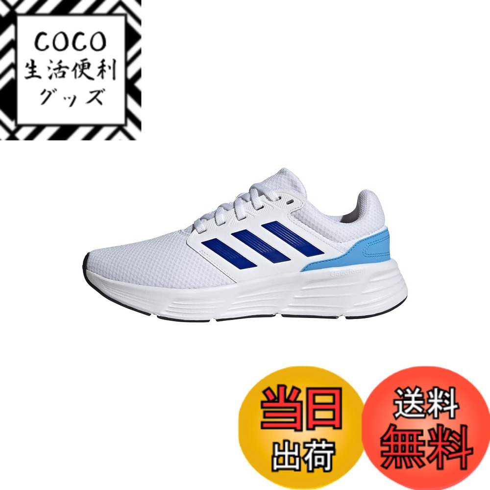 【送料無料】adidas(アディダス) ランニングシューズ ギャラクシー 6 GX7256 メンズ 色：フットウェアホワイト/セミブルーバースト/セミスパーク (IE8141)、サイズ：25.5 cm