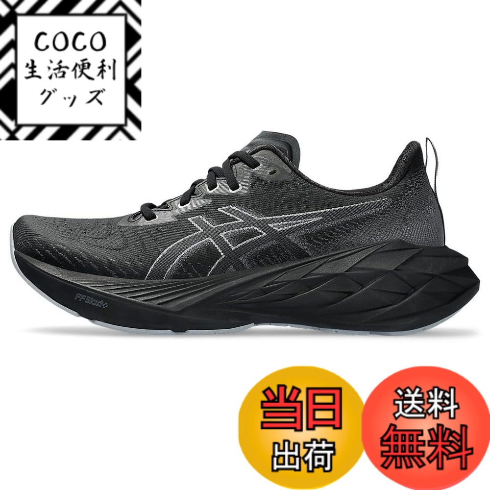 【送料無料】asics(アシックス) メンズ NOVABLAST 4ランニングシューズ 色：002(ブラック/グラファイト グレー)、サイズ：26.0 cm 2E