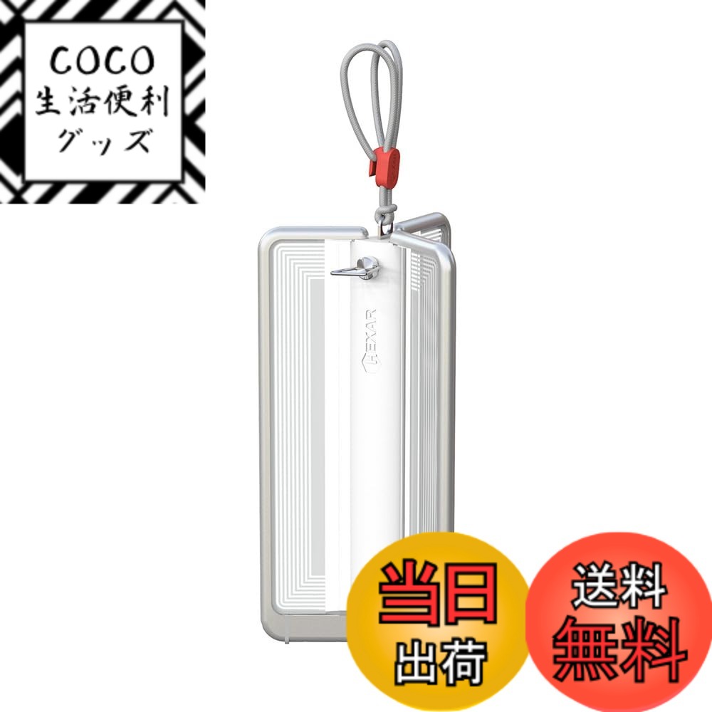 【送料無料】HEXAR CL6 ランタン 導光板 IP54 無段階調光 充電式 小型 軽量 電球色 キャンプ アウトドア 防災用 色：ホワイト