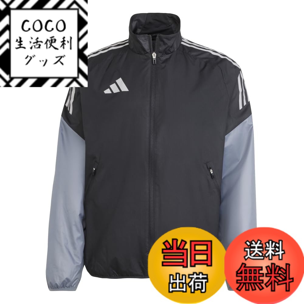 【送料無料】adidas(アディダス) サッカー ジャケットウインドジャケット KSB76メンズ 色：ブラック/チームオニックス (JP1258)、サイズ：L