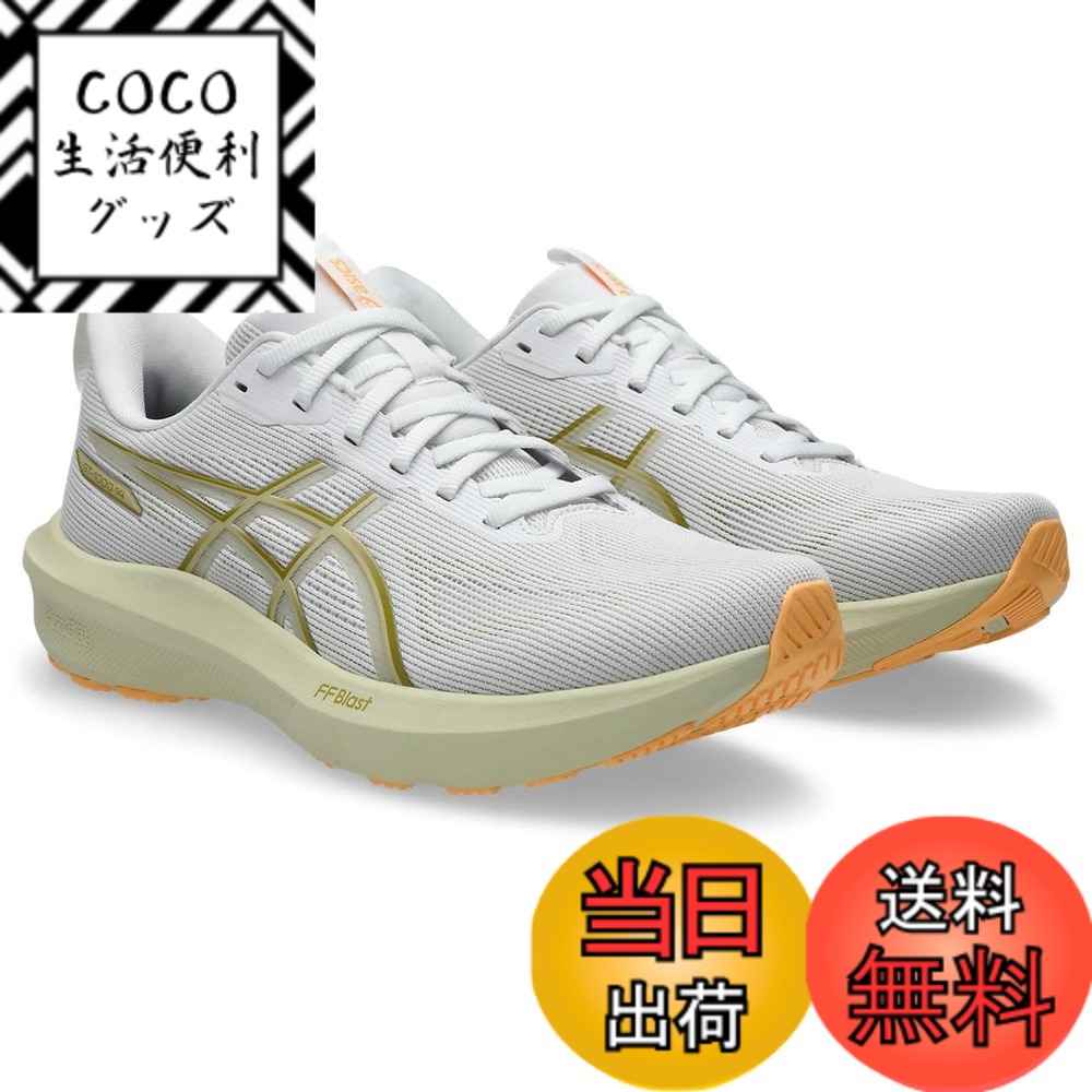 【送料無料】asics(アシックス) メンズ GT-1000 14ランニングシューズ 色：100(ホワイト/レモングラス)、サイズ：29.0 cm 2E