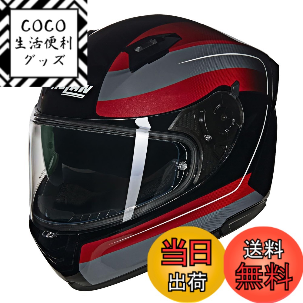 【送料無料】【国内正規品】 NOLAN (ノーラン) バイク用 ヘルメット フルフェイス N60-6 色：RED/345、サイズ：M