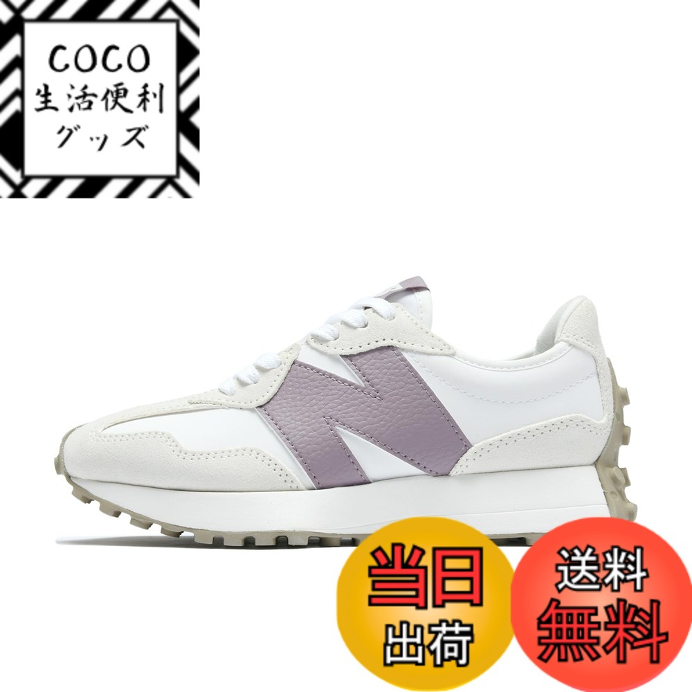 【送料無料】new balance(ニューバランス) レディース 327 WS327 W327 旧モデルスニーカー 色：KH(WHITE/PURPLE)、サイズ：22.5 cm B