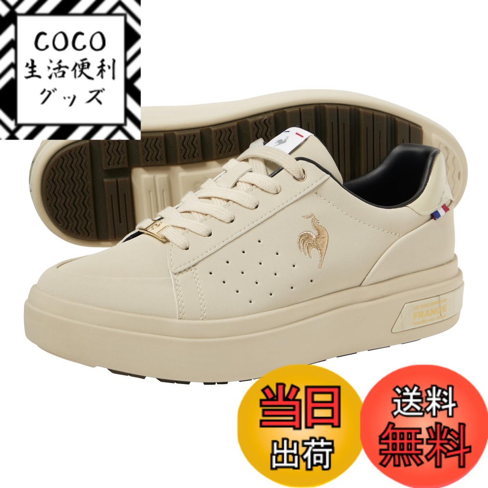 【送料無料】le coq sportif(ルコックスポルティフ) レディース LA セ-ヴル PF 厚底 消臭 防水 晴雨兼用 雨 グリップ 水はけスニーカー 色：BGBG(LU5FRS76LZ)、サイズ：23.0 cm 8,504円