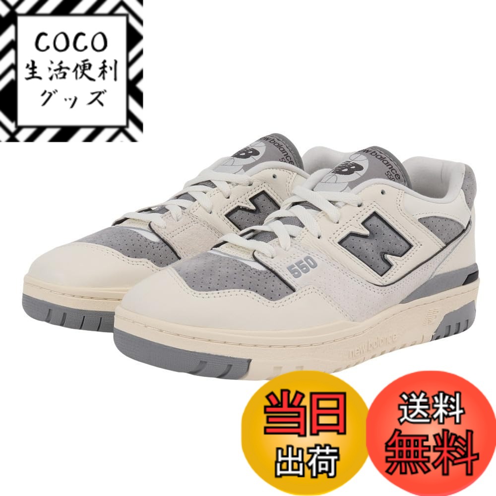 【送料無料】ニューバランス（new balance） スニーカー スポーツシューズ 550 BB550LEM D 色：ホワイト/グレー、サイズ：28.0 cm