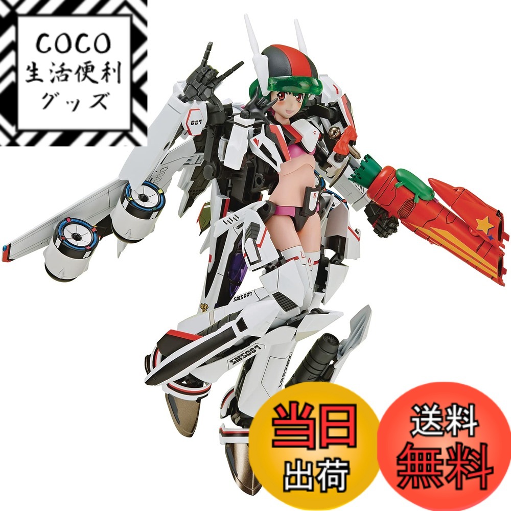 【送料無料】青島文化教材社 VFG マクロスフロンティア VF-25F メサイア ランカ・リー 全高約150mm 色分け済みプラモデル MC-09 色：成形色、サイズ：全長215mm