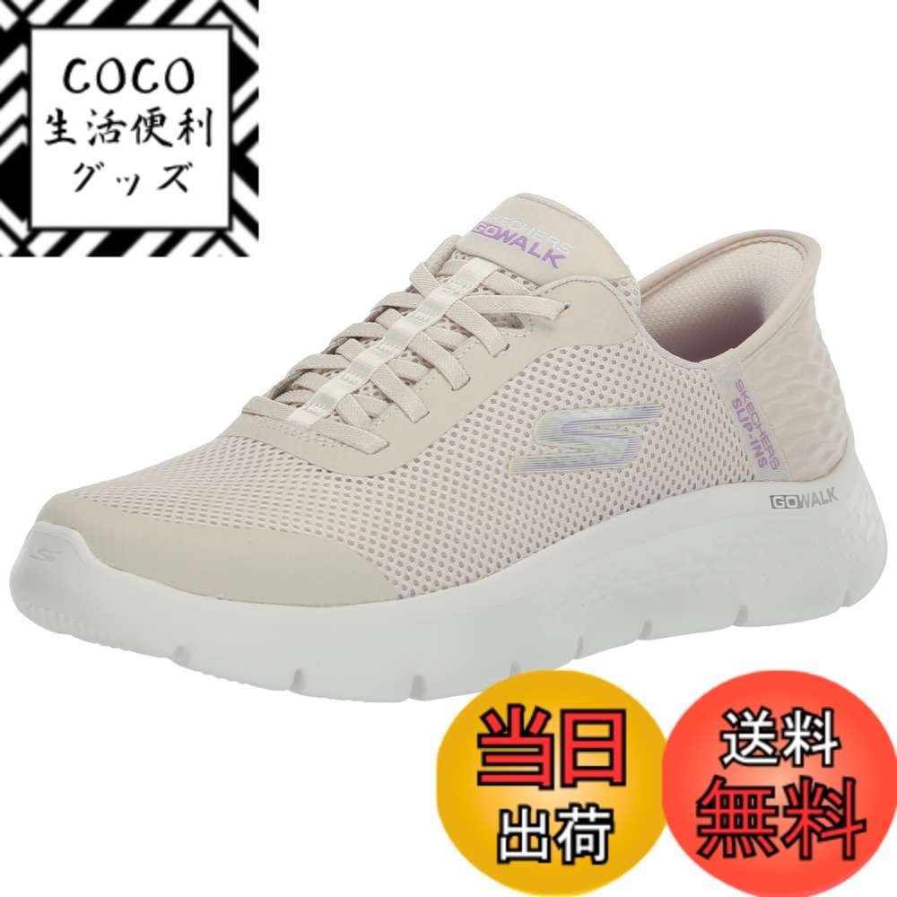 【送料無料】[スケッチャーズ] スリップインズ スニーカー GO WALK FLEXGRAND ENTRANCE レディース ブラック 色：OFWT、サイズ：23.5 cm