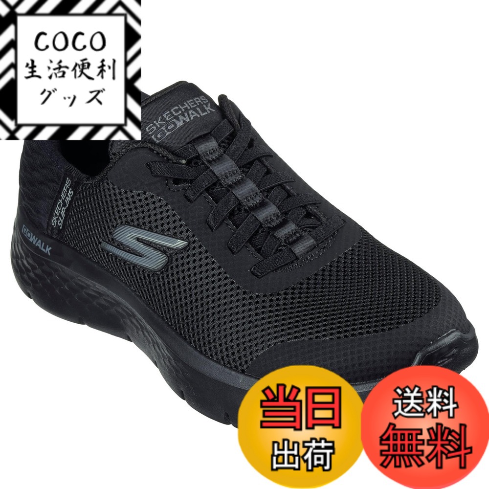 【送料無料】[スケッチャーズ] スリップインズ スニーカー GO WALK FLEXGRAND ENTRANCE レディース ブラック 色：BBK、サイズ：25.0 cm