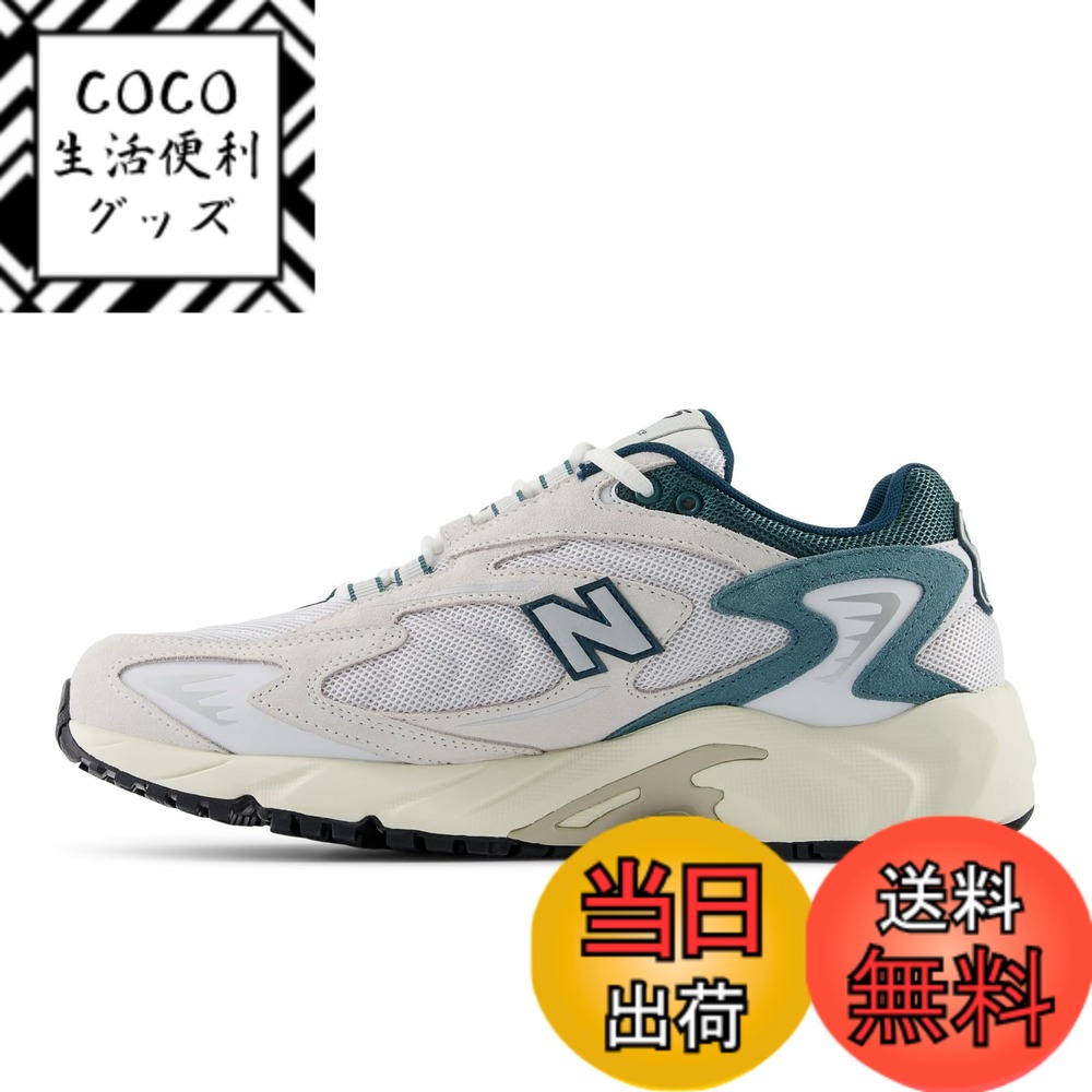 【送料無料】[ニューバランス] スニーカー ML725 現行モデル メンズ レディース 色：CM(WHITE/GREEN)、サイズ：23.0 cm D