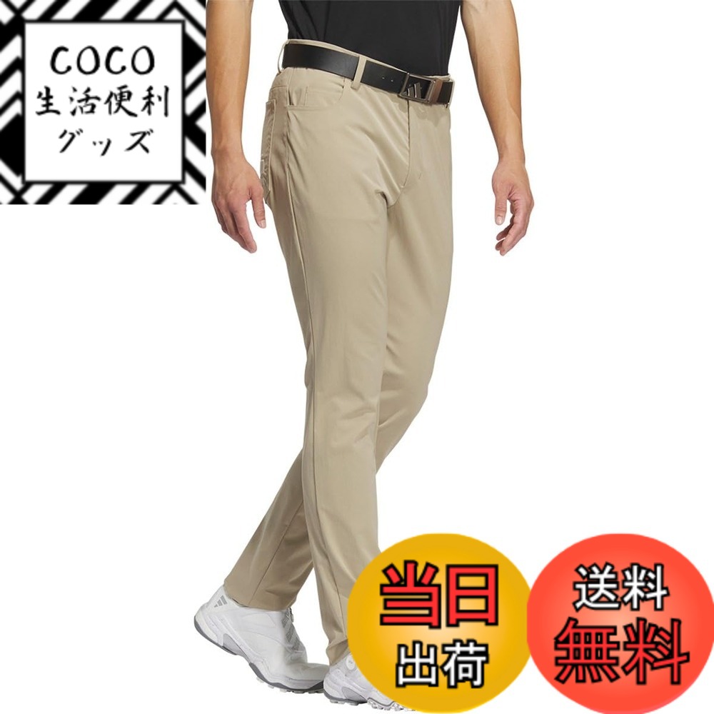 【送料無料】[アディダスゴルフ] ゴルフパンツ 撥水 バック エンブロイダリー 5ポケットパンツ メンズ 色：ヘンプ、サイズ：88