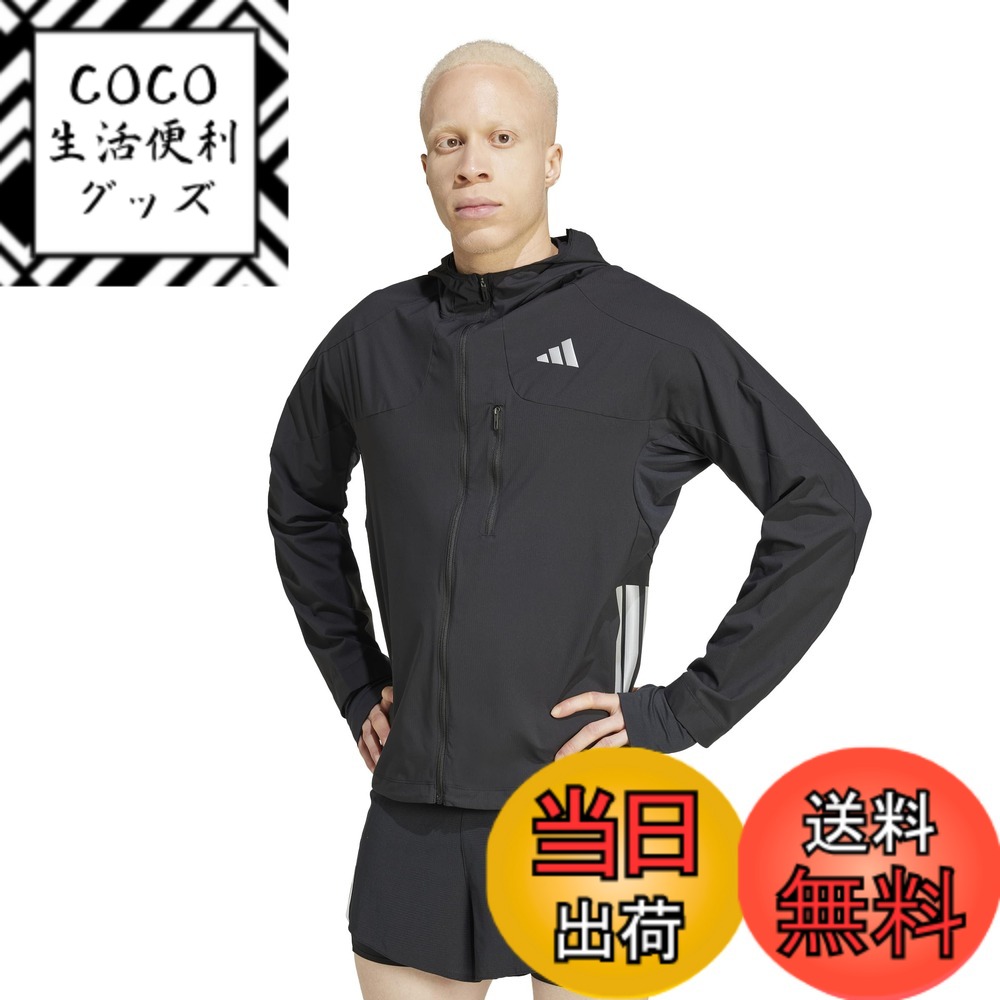 【送料無料】adidas(アディダス) ランニング ジャケットアディゼロ 駅伝 ランニングジャケット KUK41メンズ 色：ブラック (JF3509)、サイズ：4L 16,902円