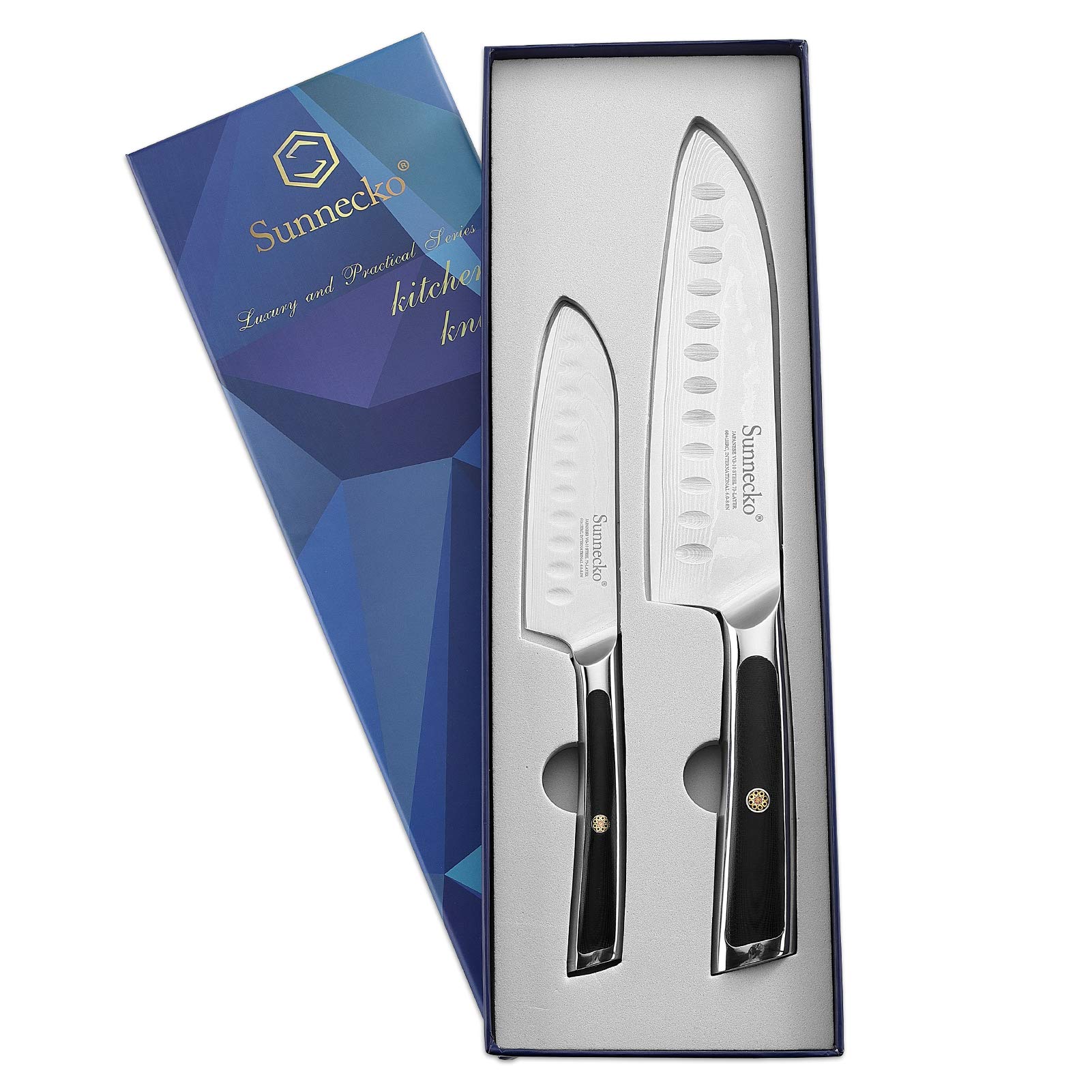 楽天市場】【送料無料】Sunnecko 包丁セット 三徳包丁 小三徳 180MM