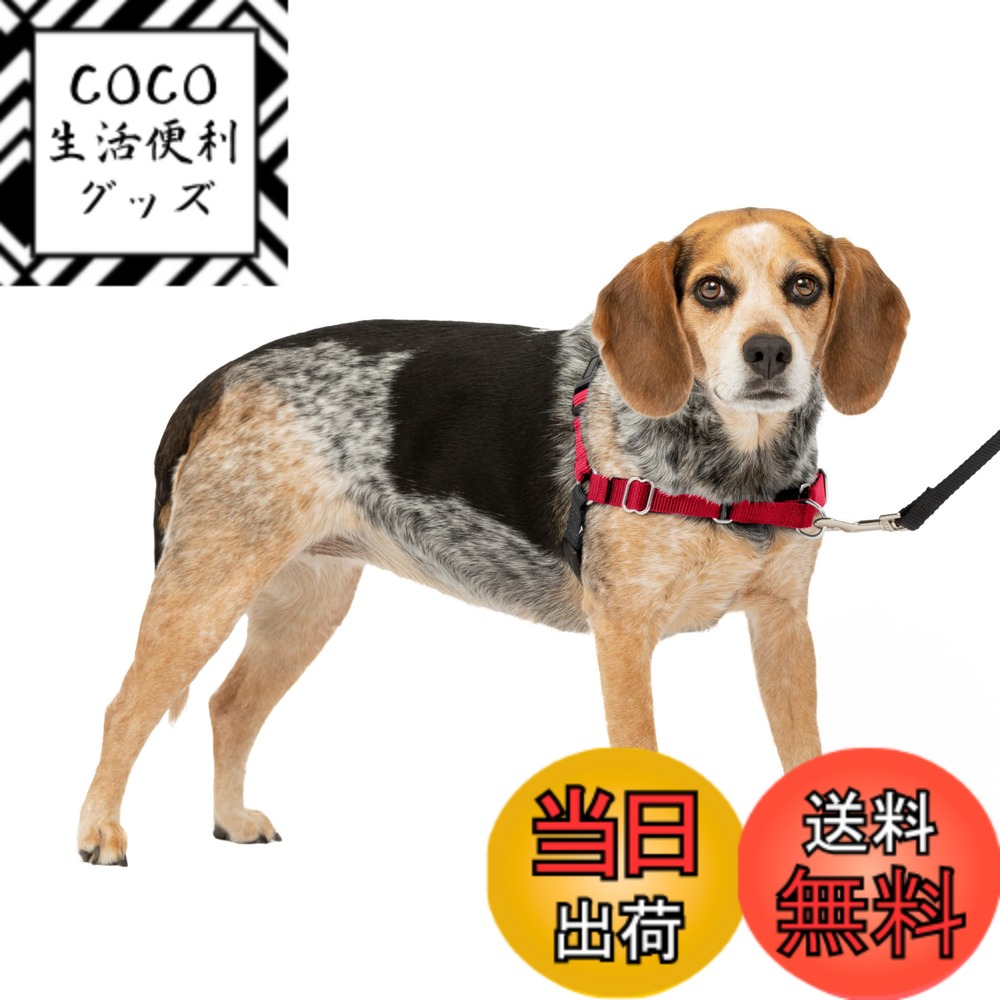 【送料無料】PetSafe（ペットセーフ） イージーウォークハーネス 犬用 引っ張り防止 散歩 トレーニング用ハーネス【S/Mサイズ レッド＆ブラック】