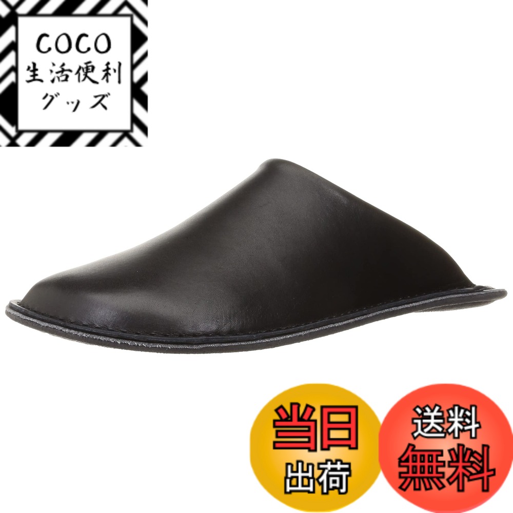 【送料無料】南海通商 ロクサン レザースリッパ BK L 0710-002 26.0~27.0cm
