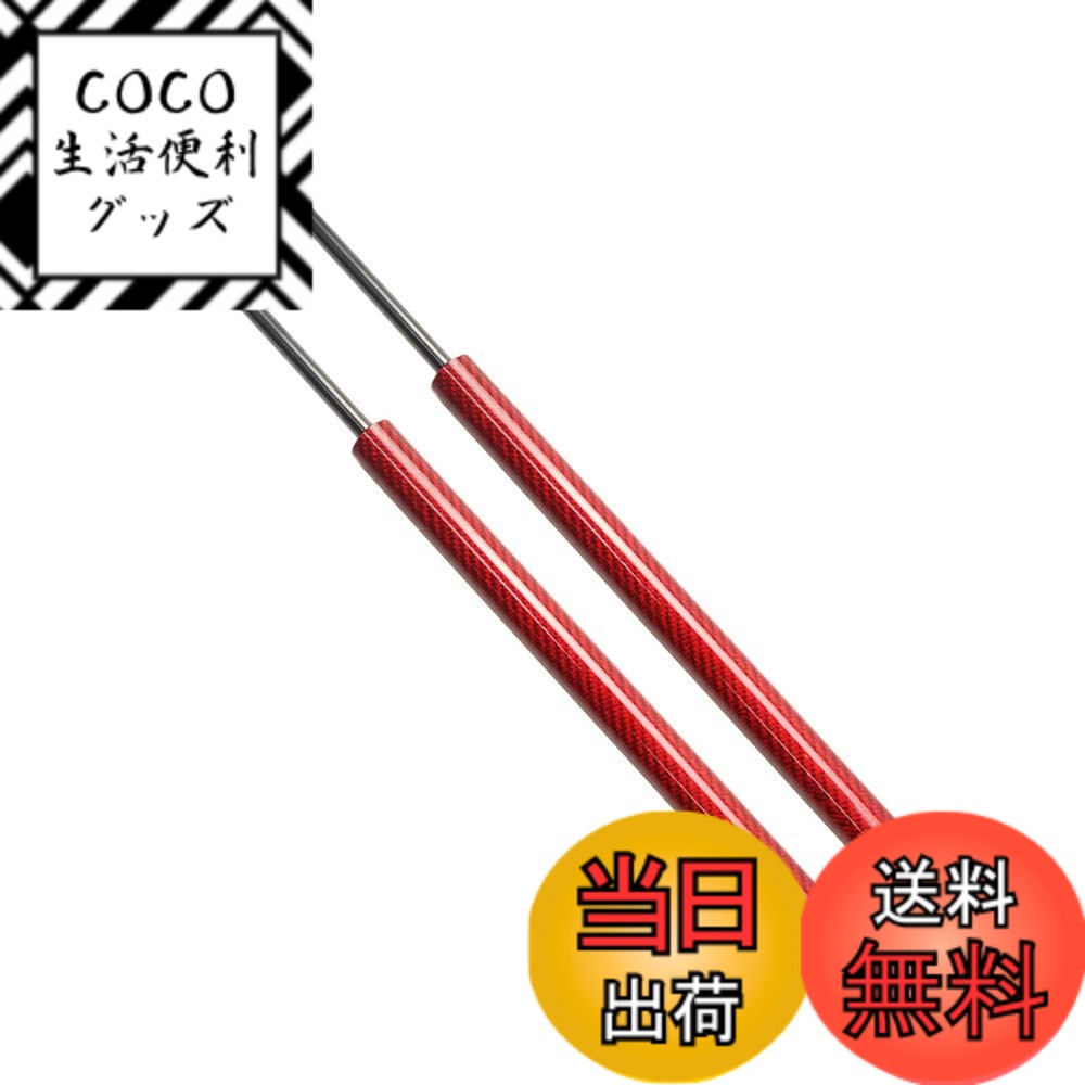 【送料無料】XIANGSHANG シビック タイプR ユーロ FN2 リアゲートダンパー 74820-SMT-E020-M1 515N バックドアダンパー リアハッチダンパー トランクダンパー 車検対応 交換用品 2本組 赤カーボン [並行輸入品]